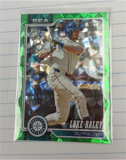 2026 Topps Series 1 #142 Luke Raley — front