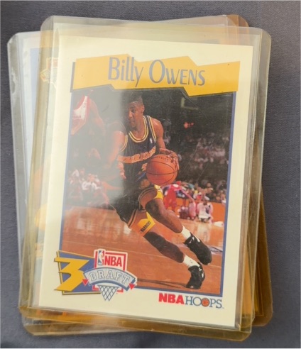 1991 NBA Hoops #49 Billy Owens — front