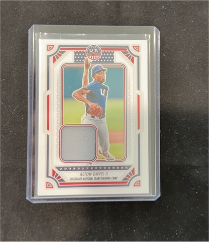 2024 Panini Stars & Stripes USA Baseball #USA-AD Alton Davis II Relic — front
