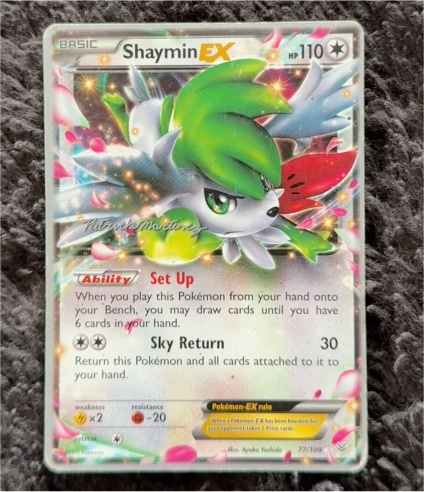 2016 Pokémon #77 Shaymin EX — front
