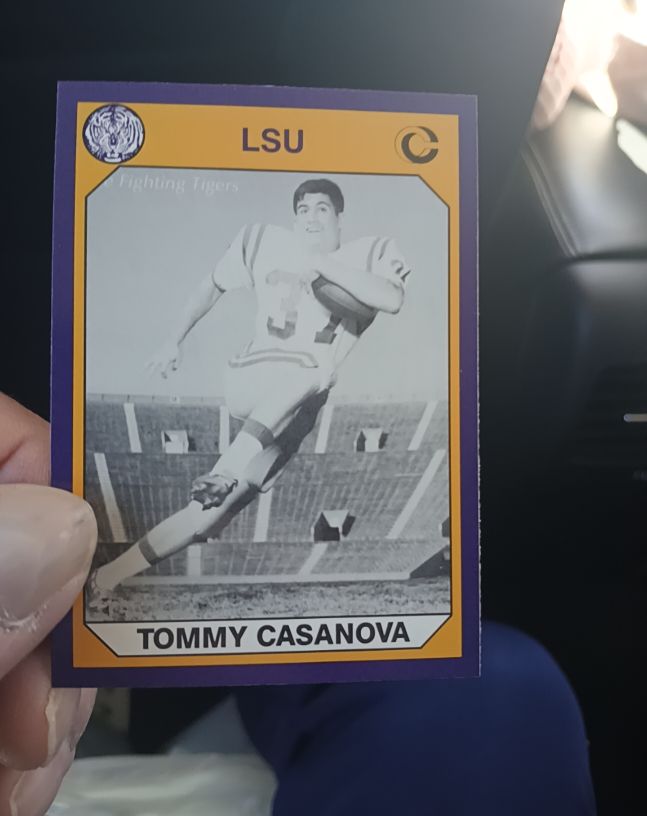 1990 Collegiate Collection LSU Tigers #121 Tommy Casanova — front