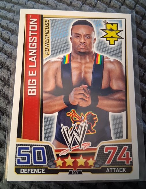 2013 Topps WWE Slam Attax Superstars #147 Big E Langston — front