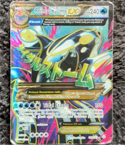 2014 Pokémon XY Primal Clash #55 Primal Kyogre EX — front