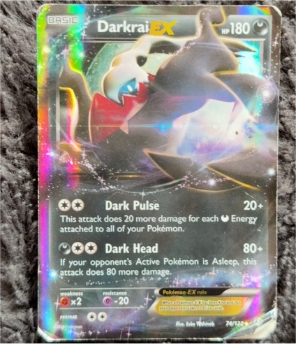 2014 Pokémon XY Breakpoint #74 Darkrai EX — front