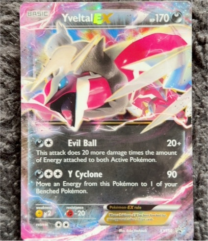 2016 Pokémon XY #XY150 Yveltal EX — front