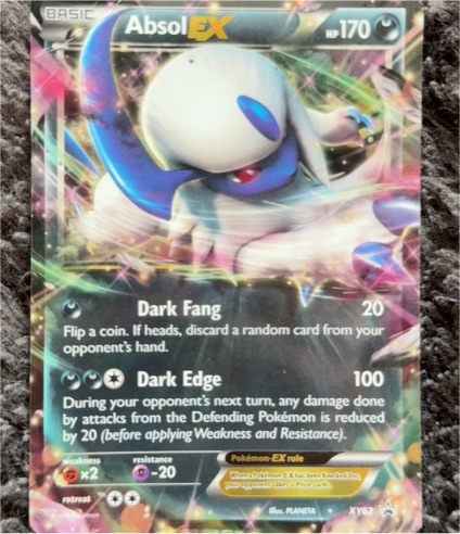 2015 Pokémon XY Promo #XY62 Absol EX — front