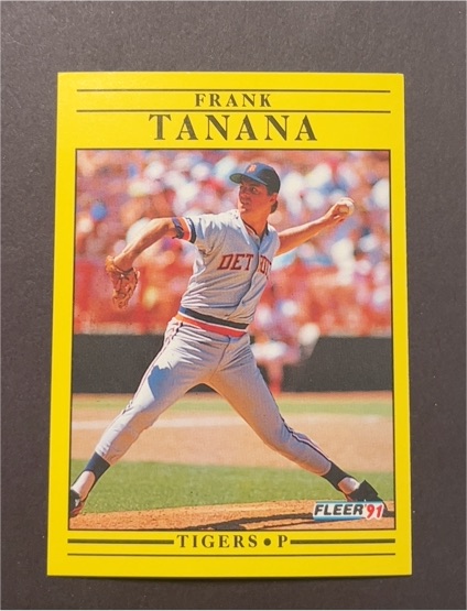 1991 Fleer #354 Frank Tanana — front