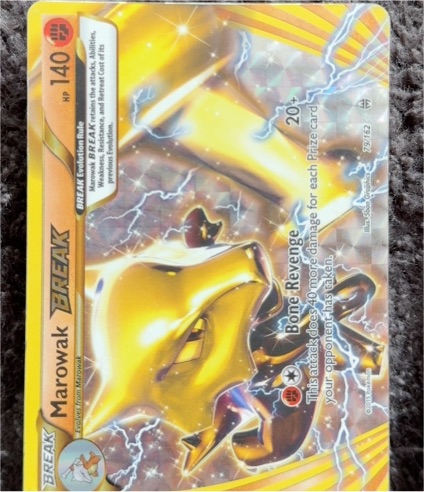 2015 Pokémon XY BREAKthrough #79 Marowak BREAK — front