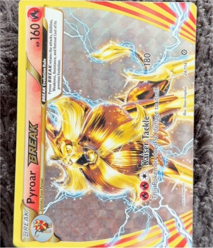 2016 Pokémon XY Steam Siege #24 Pyroar BREAK — front