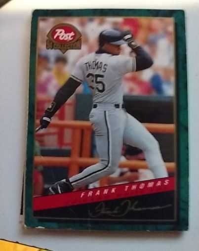 1994 Post Cereal #21 Frank Thomas Chicago White Sox — front