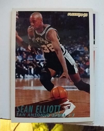 1994-95 Fleer #366 Sean Elliott — front