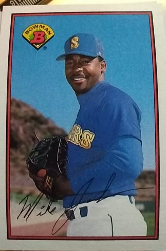 1989 Bowman #207 Mike Jackson — front
