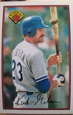 1989 Bowman #351 Kirk Gibson — front