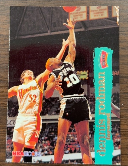 1995 NBA Hoops #150 Dennis Rodman San Antonio Spurs — front