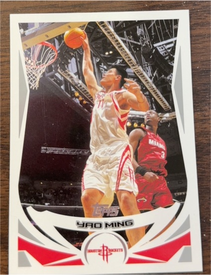 2004-05 Topps #11 Yao Ming Houston Rockets — front