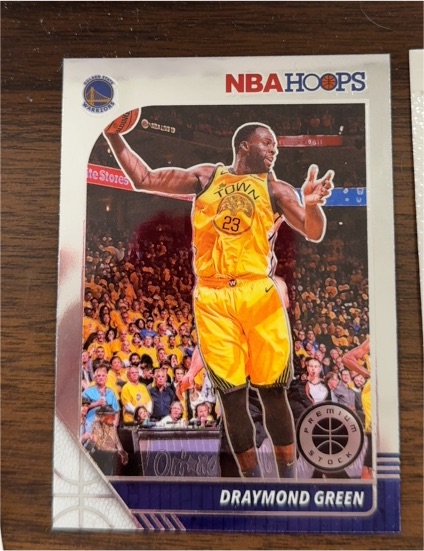 2019-20 Panini NBA Hoops Premium Stock #62 Draymond Green — front