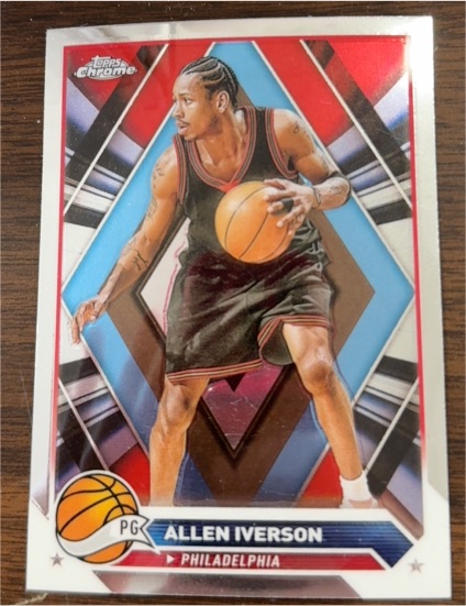 2023-24 Topps Chrome #66 Allen Iverson — front