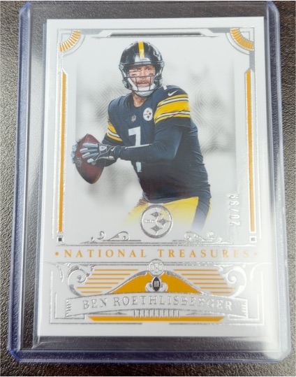 2015 Panini National Treasures #33 Ben Roethlisberger — front