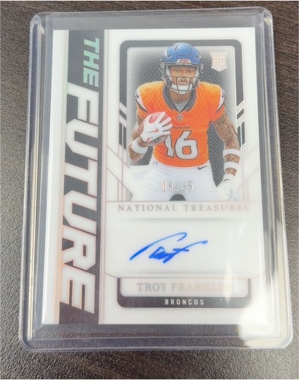 2024 Panini National Treasures #TTS-TFN Troy Franklin — front