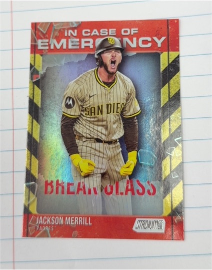 2025 Topps Stadium Club #ICE-4 Jackson Merrill — front