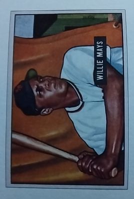 1989 Bowman #305 Willie Mays 1951 Bowman Reprint — front