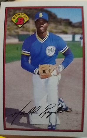 1989 Bowman #210 Harold Reynolds — front