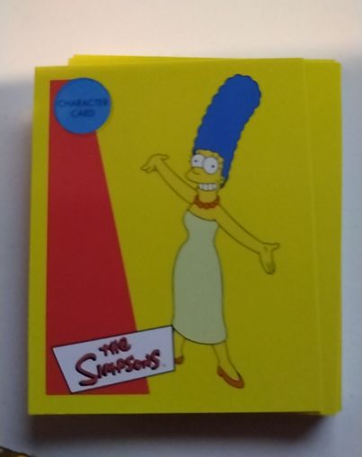 2000 The Simpsons Character Card Marge Simpson — front