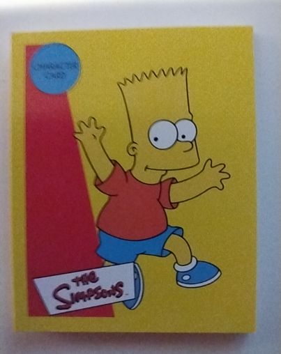 2000 Inkworks The Simpsons 10th Anniversary Bart Promo Card #P-1 — front