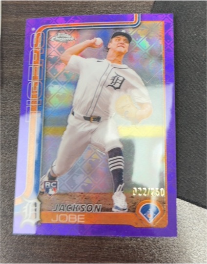 2025 Topps Chrome #249 Jackson Jobe — front