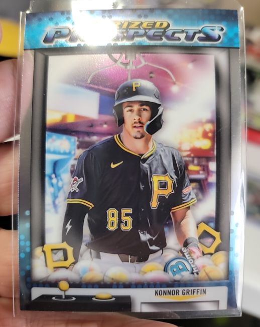 2025 Bowman Draft Chrome Prized Prospects #PP-17 Konnor Griffin — front