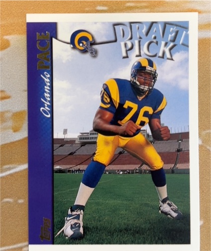 1997 Topps #400 Orlando Pace — front