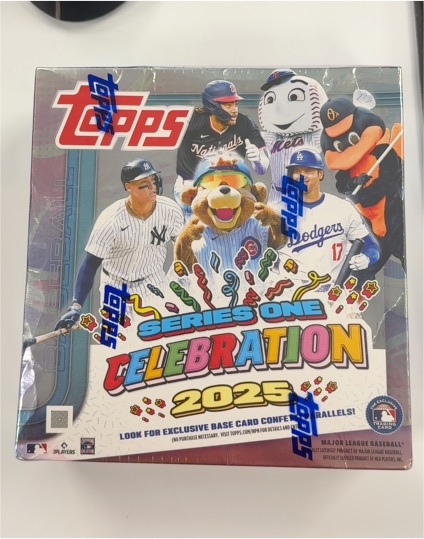 2025 Topps Series One Celebration Mega Box — front
