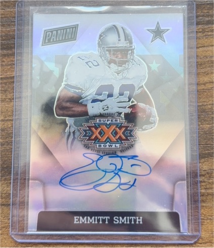 2024 Panini Super Bowl XXX Emmitt Smith Autograph — front