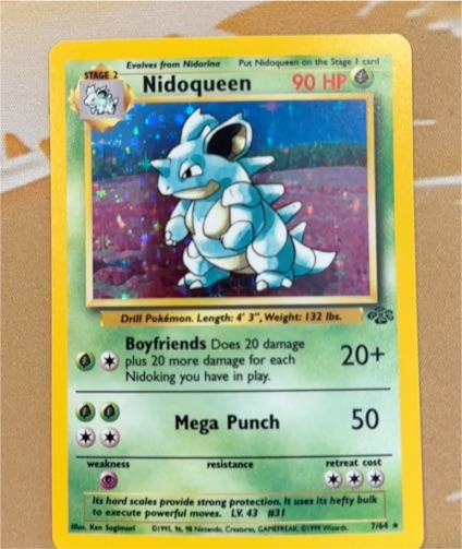 1999 Pokémon Base Set 2 #12 Nidoqueen — front