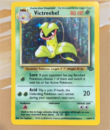 1999 Pokémon Jungle #14 Victreebel — front