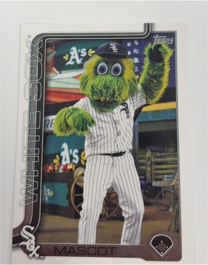 2025 Topps Series 1 Celebration Mascots #M-6 Chicago White Sox Mascot — front