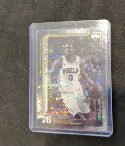 2025-26 Topps #21 Tyrese Maxey — front