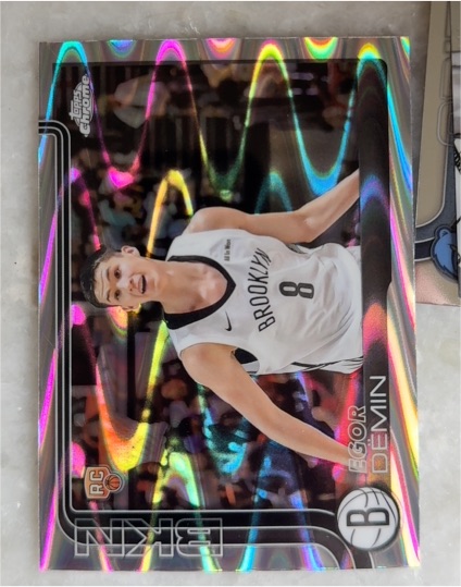 2025-26 Topps Chrome #258 Egor Demin — front