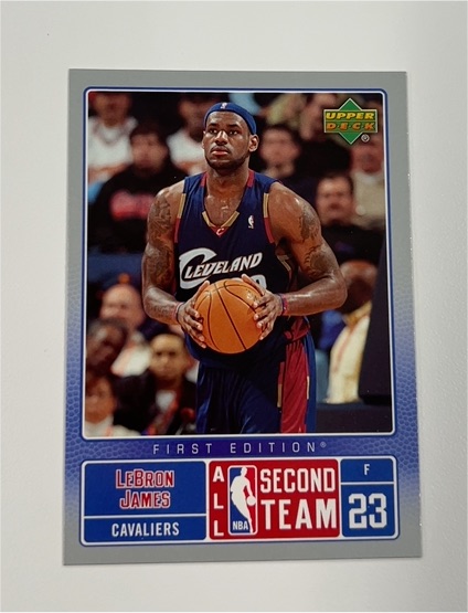 2007-08 Upper Deck First Edition All-NBA #NBA6 LeBron James — front
