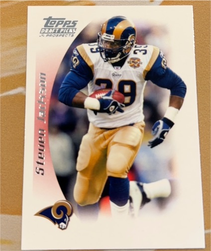 2005 Topps Draft Picks & Prospects #78 Steven Jackson — front