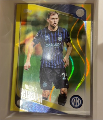 2025 Topps UEFA Club Competitions #51 Nicolò Barella — front