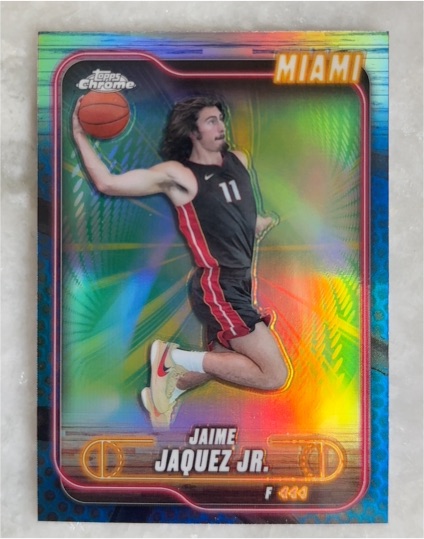 2024-25 Topps Chrome #36 Jaime Jaquez Jr. — front