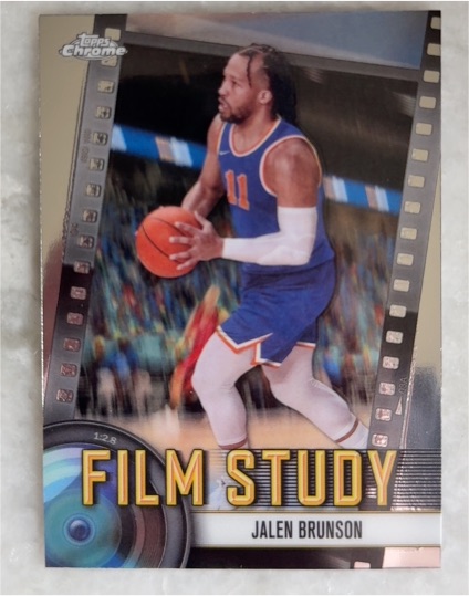 2024-25 Topps Chrome #FS-14 Jalen Brunson Film Study — front