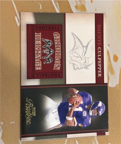 2006 Playoff Prestige Gridiron Heritage #GH9 Daunte Culpepper — front