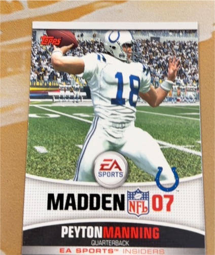 2006 Topps EA Sports Madden #9 Peyton Manning — front