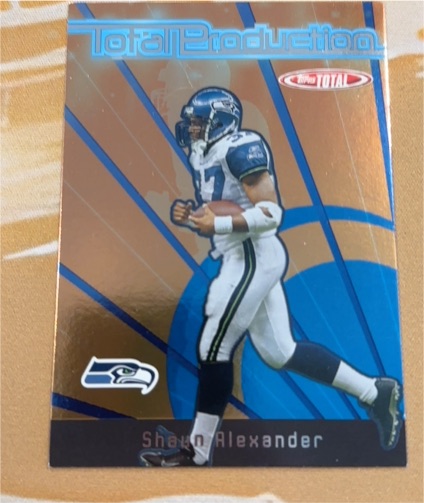 2005 Topps Total #TP5 Shaun Alexander Total Production — front