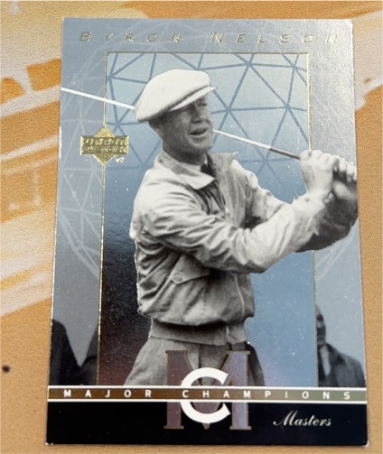 2003 Upper Deck Major Champions #MC-1 Byron Nelson — front