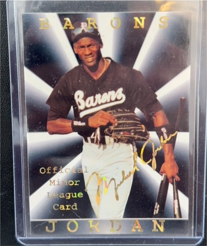 1994-95 Sports Stars USA #131 Michael Jordan Birmingham Barons — front