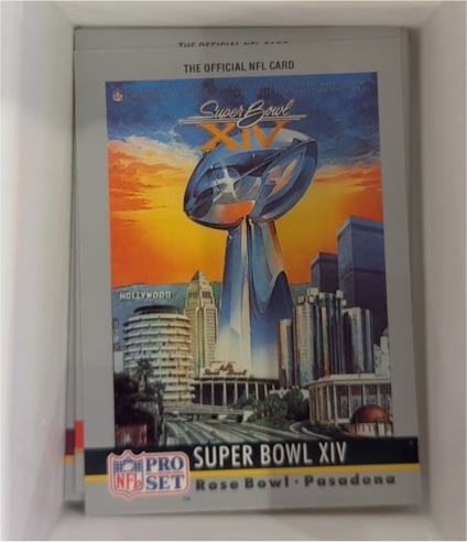1990 Pro Set Super Bowl XIV #14 — front