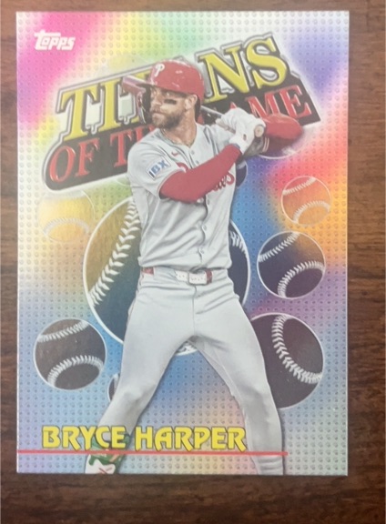 2026 Topps Series 1 Titans of the Game #TOG-18 Bryce Harper — front